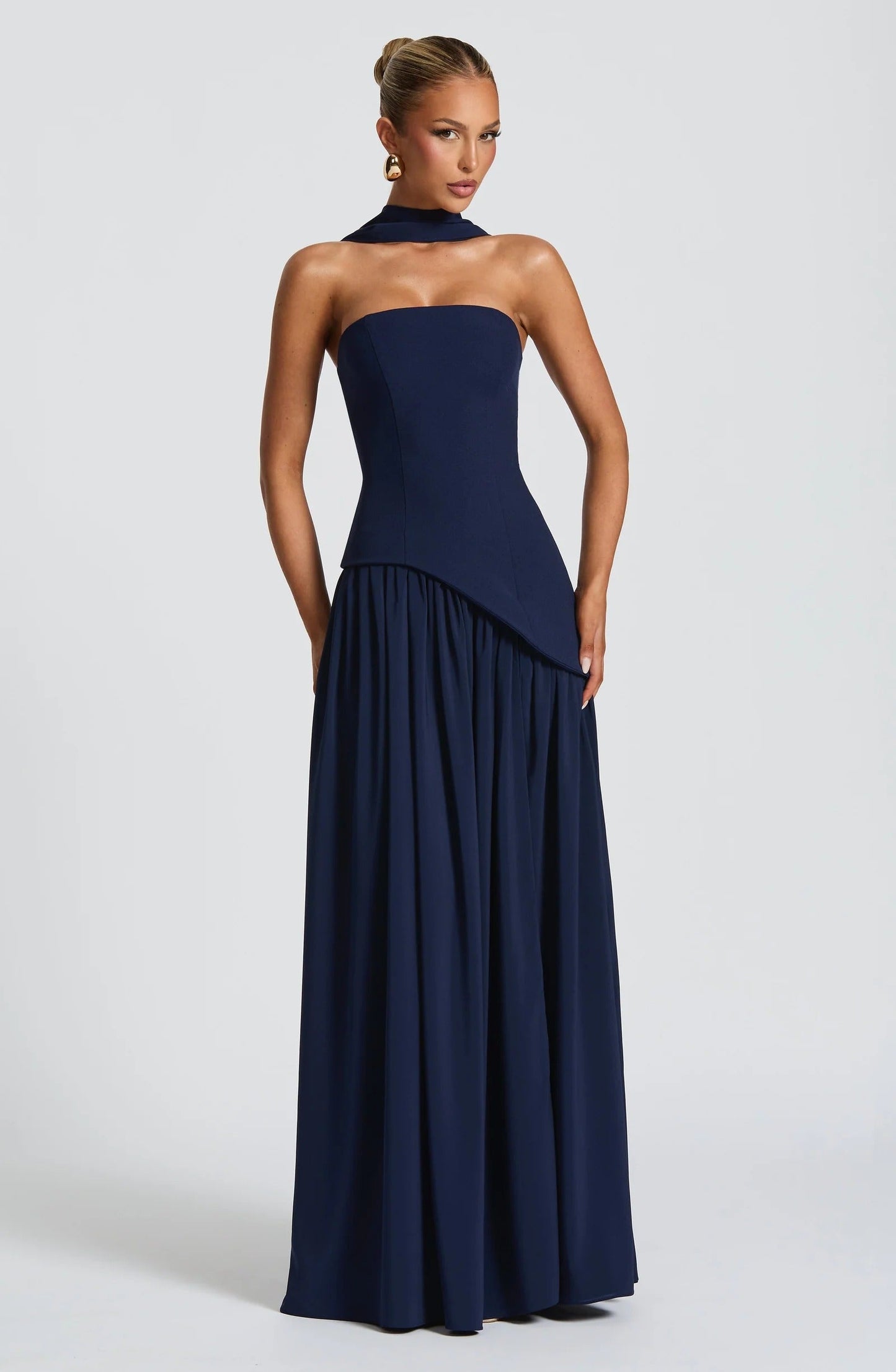Vivora Maxi Dress – Dark Blue