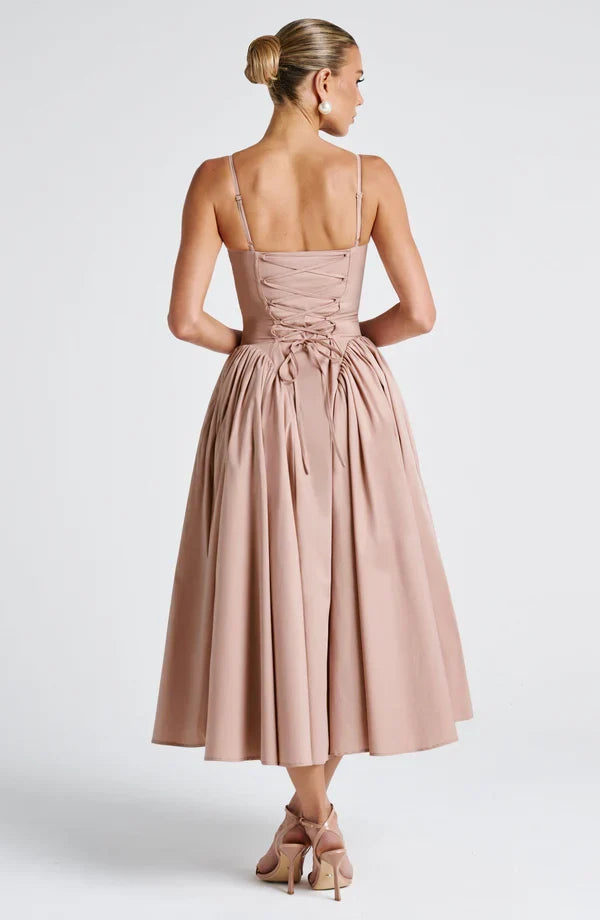 Women's multicolor adriana ruched midi dress midi dress, runway view