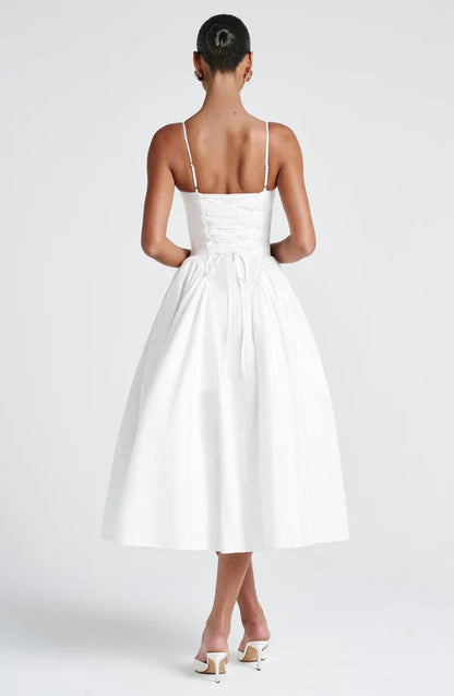 Women's multicolor adriana ruched midi dress midi dress, side view