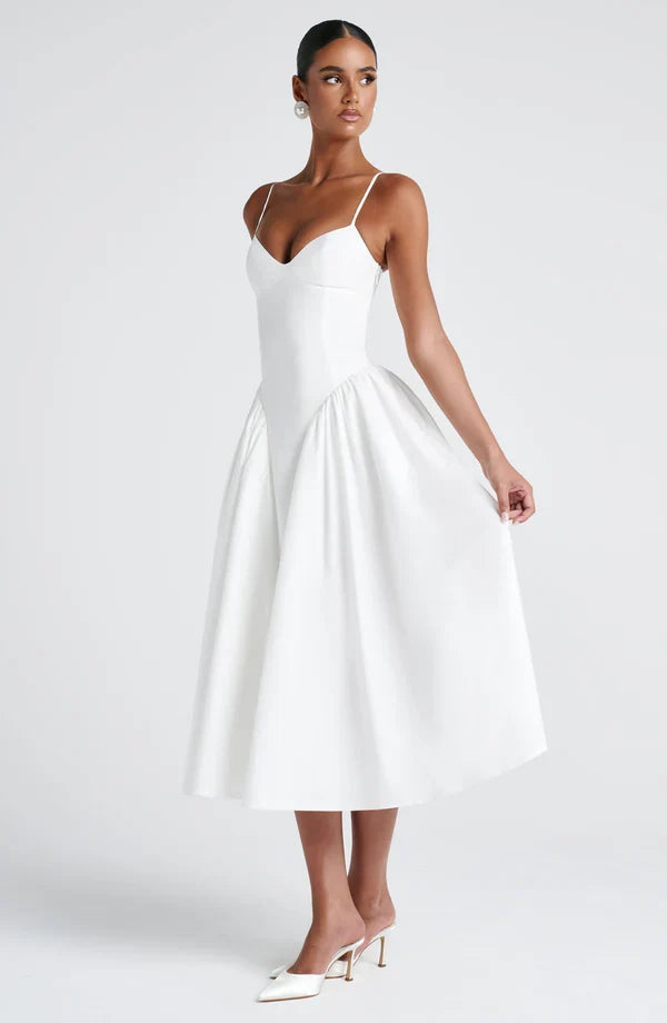 Women's multicolor adriana ruched midi dress midi dress, front view