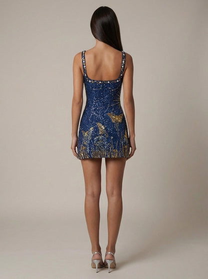 Ariana Mini Dress – Blue - M - Women's Fashion