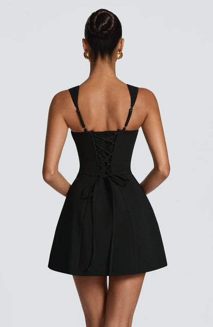 Iona Mini Dress - Black Dress Babyboo Fashion Premium Exclusive Design