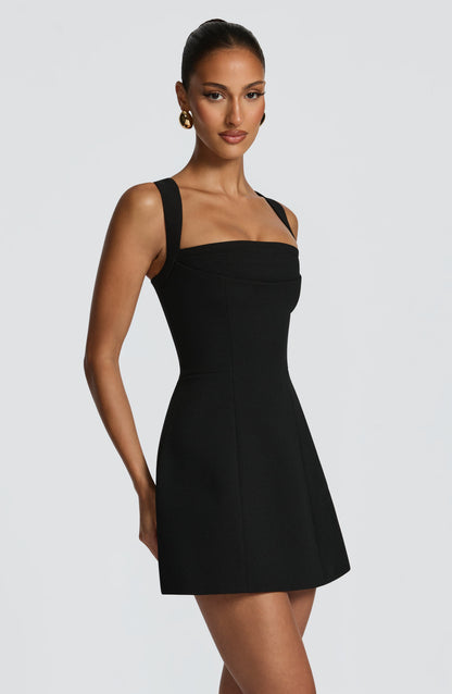 Iona Mini Dress - Black Dress Babyboo Fashion Premium Exclusive Design