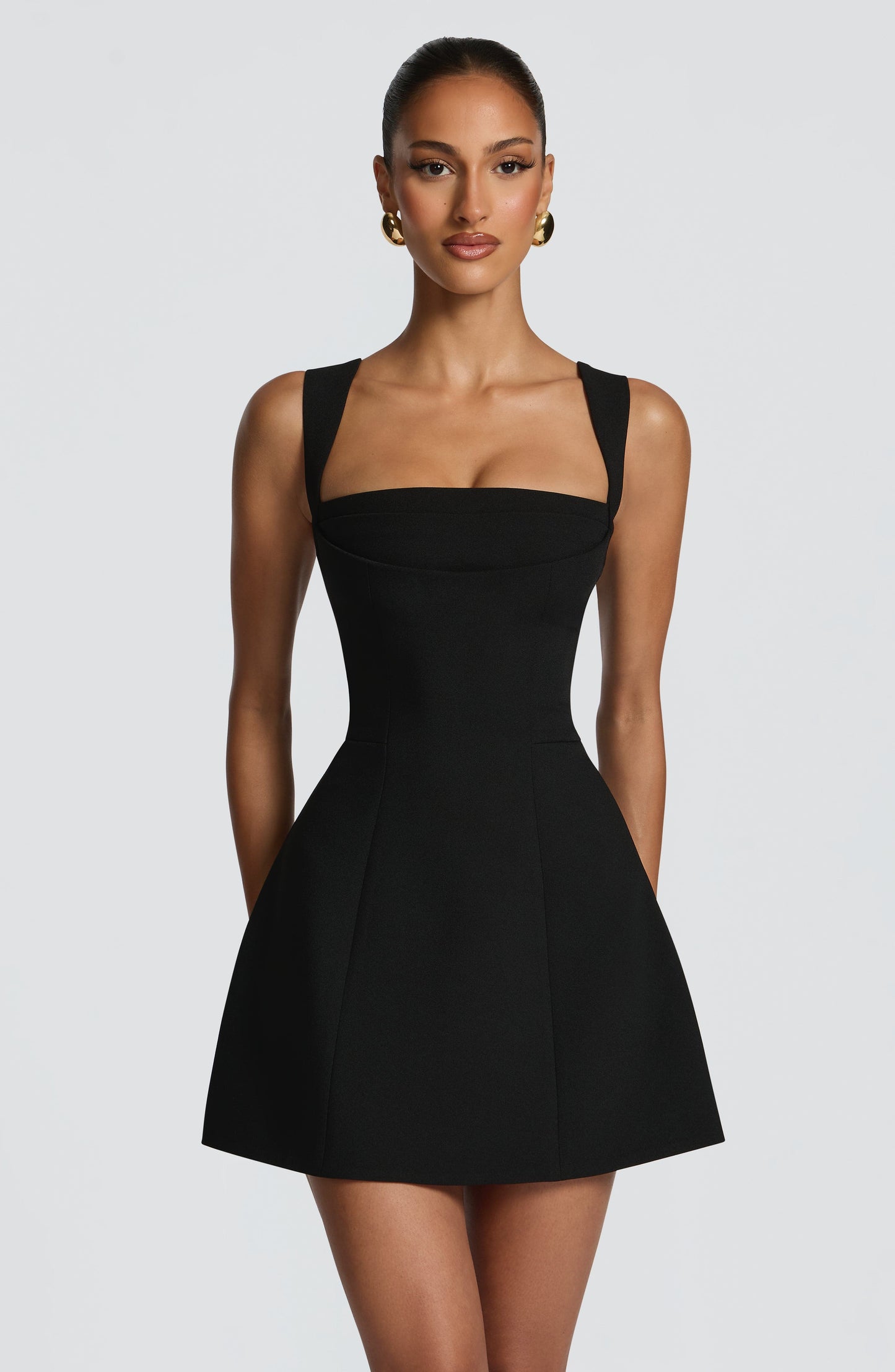 Iona Mini Dress - Black Dress XS Babyboo Fashion Premium Exclusive Design