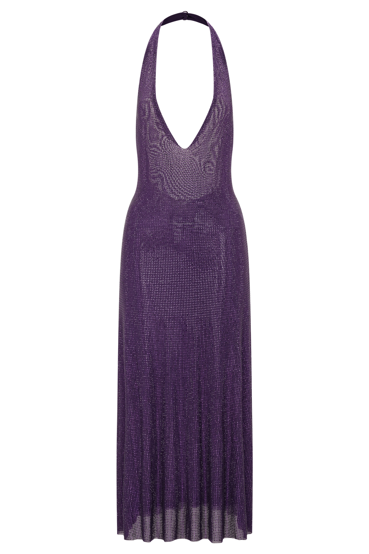 Harlow Diamante Midi Dress – Purple