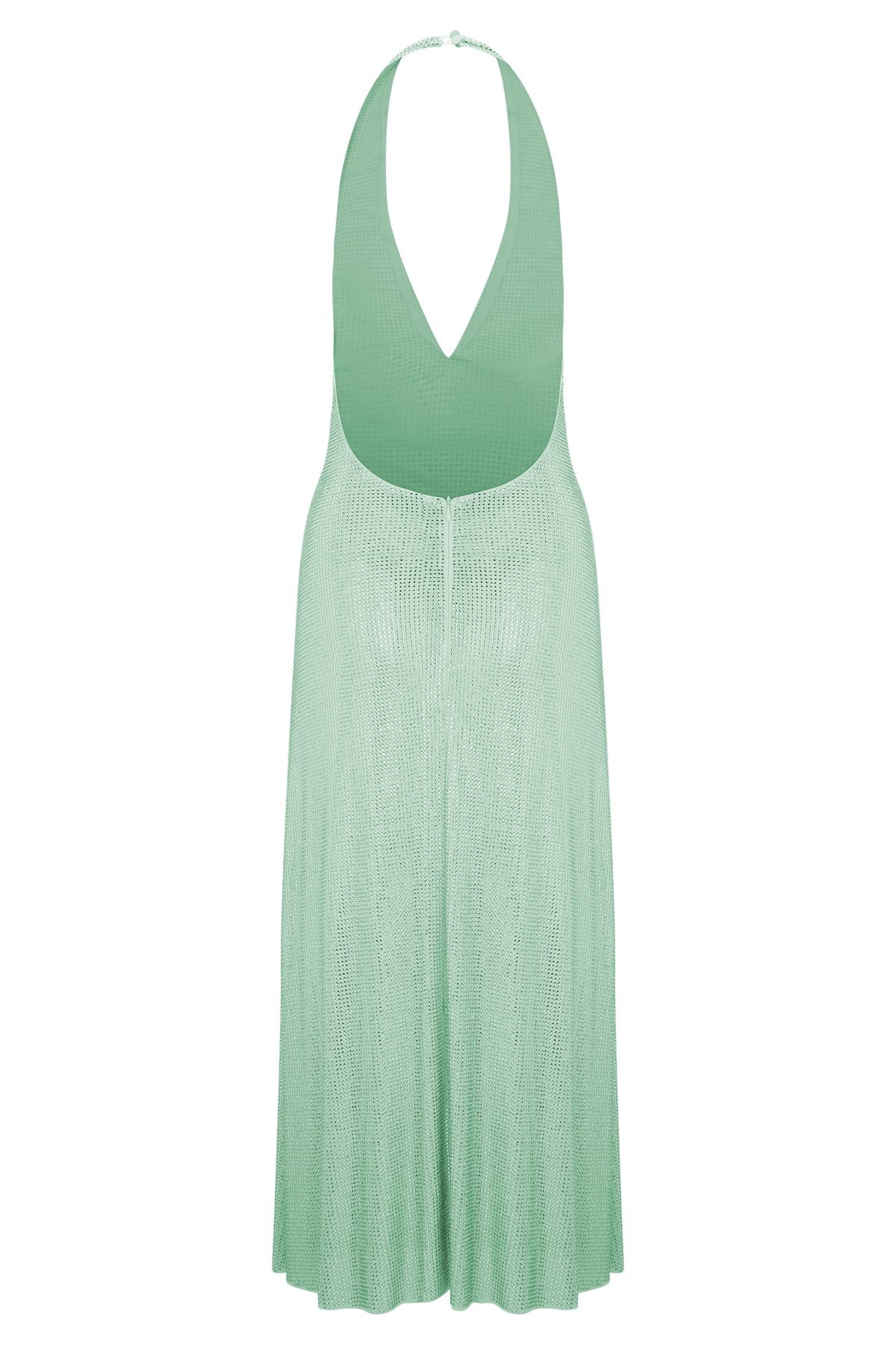 Harlow Diamante Midi Dress – Sage Green