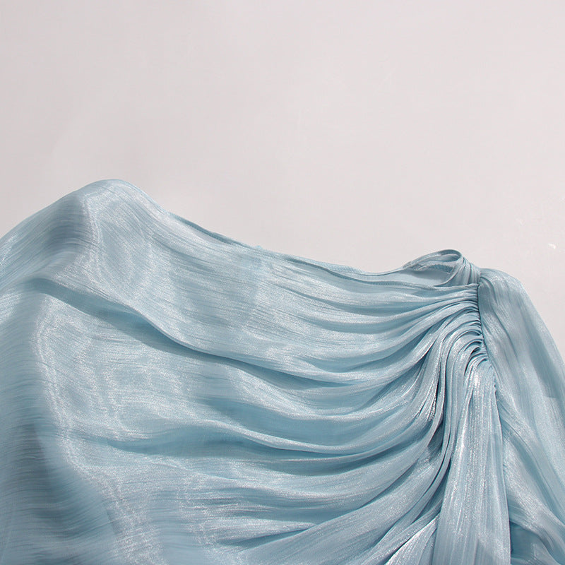 Madelyn Chiffon Maxi Dress – Light Blue