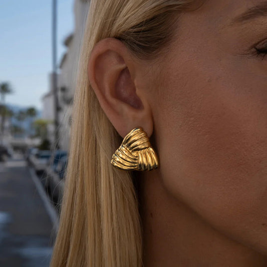 Maya Gold Earrings – Gold