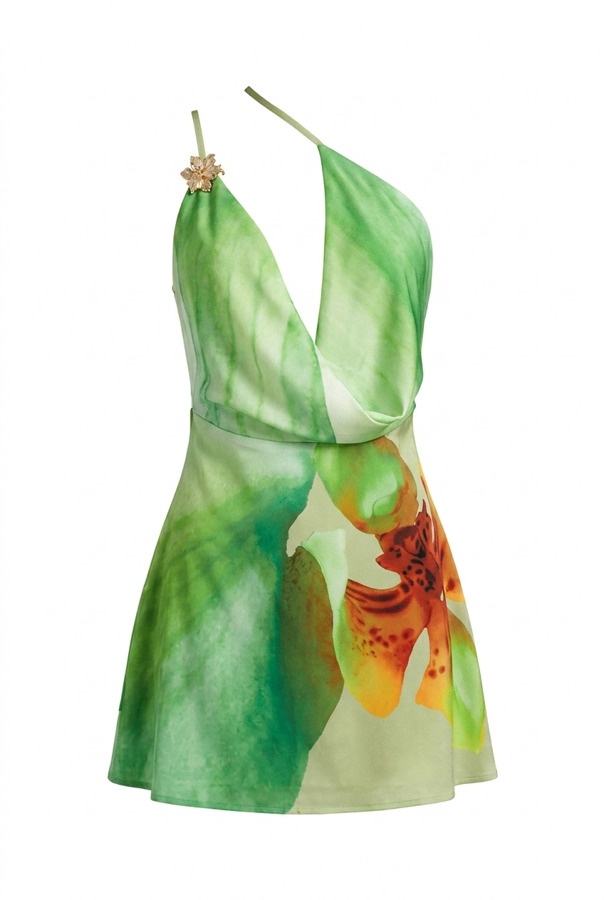 Women's floral nica floral mini dress mini dress, styled view