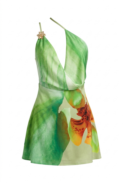 Women's floral nica floral mini dress mini dress, styled view