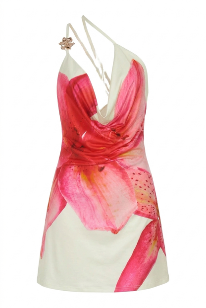 Women's floral nica floral mini dress mini dress, full length view