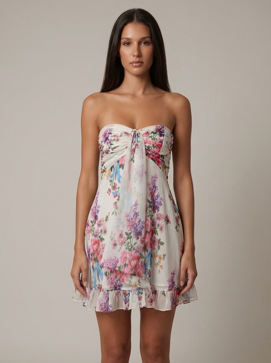 Teagen Mini Dress – White - product image 1