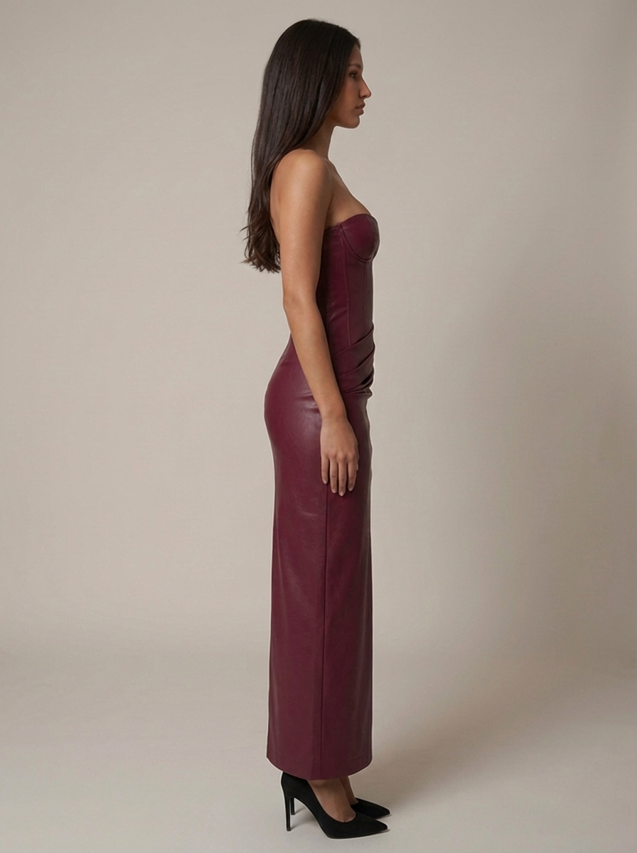 Vanessa Maxi Dress – Red - product image 3