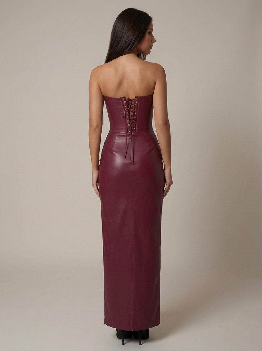 Vanessa Maxi Dress – Red - product image 4