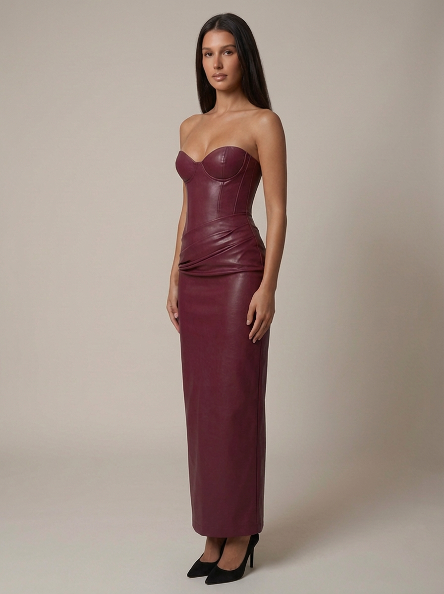 Vanessa Maxi Dress – Red - product image 7