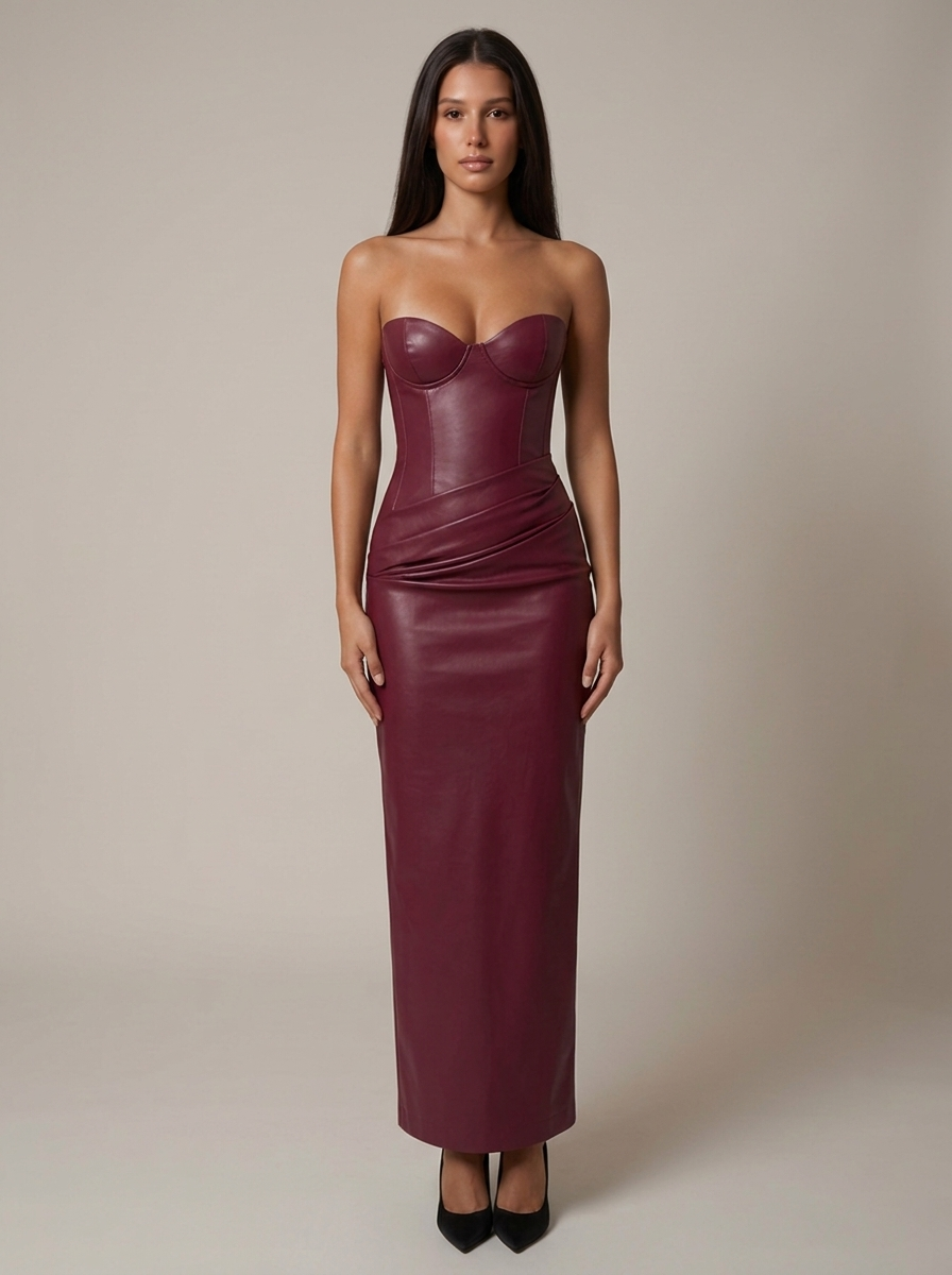 Vanessa Maxi Dress – Red - product image 1