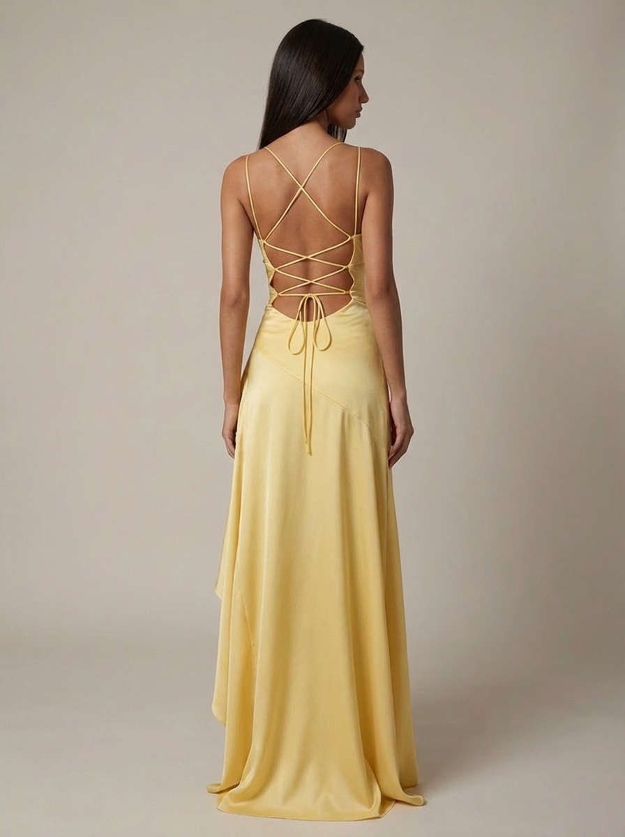 Viva Maxi Dress – Yellow - product image 3