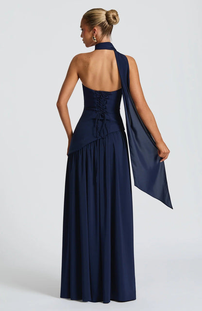 Vivora Maxi Dress – Dark Blue