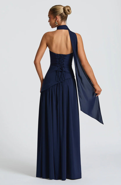 Vivora Maxi Dress – Dark Blue