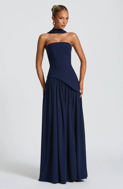 Vivora Maxi Dress – Dark Blue