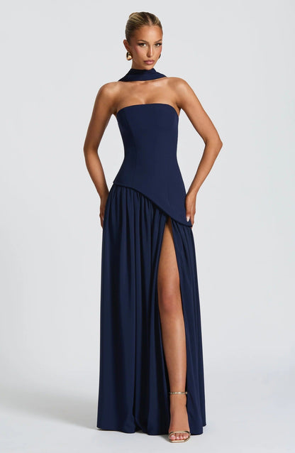 Vivora Maxi Dress – Dark Blue
